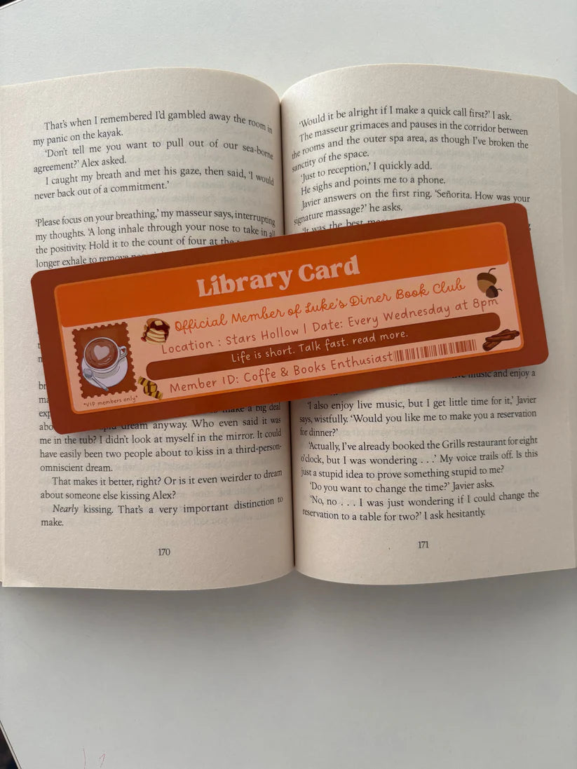 Luke's Diner Library Card Bookmarks