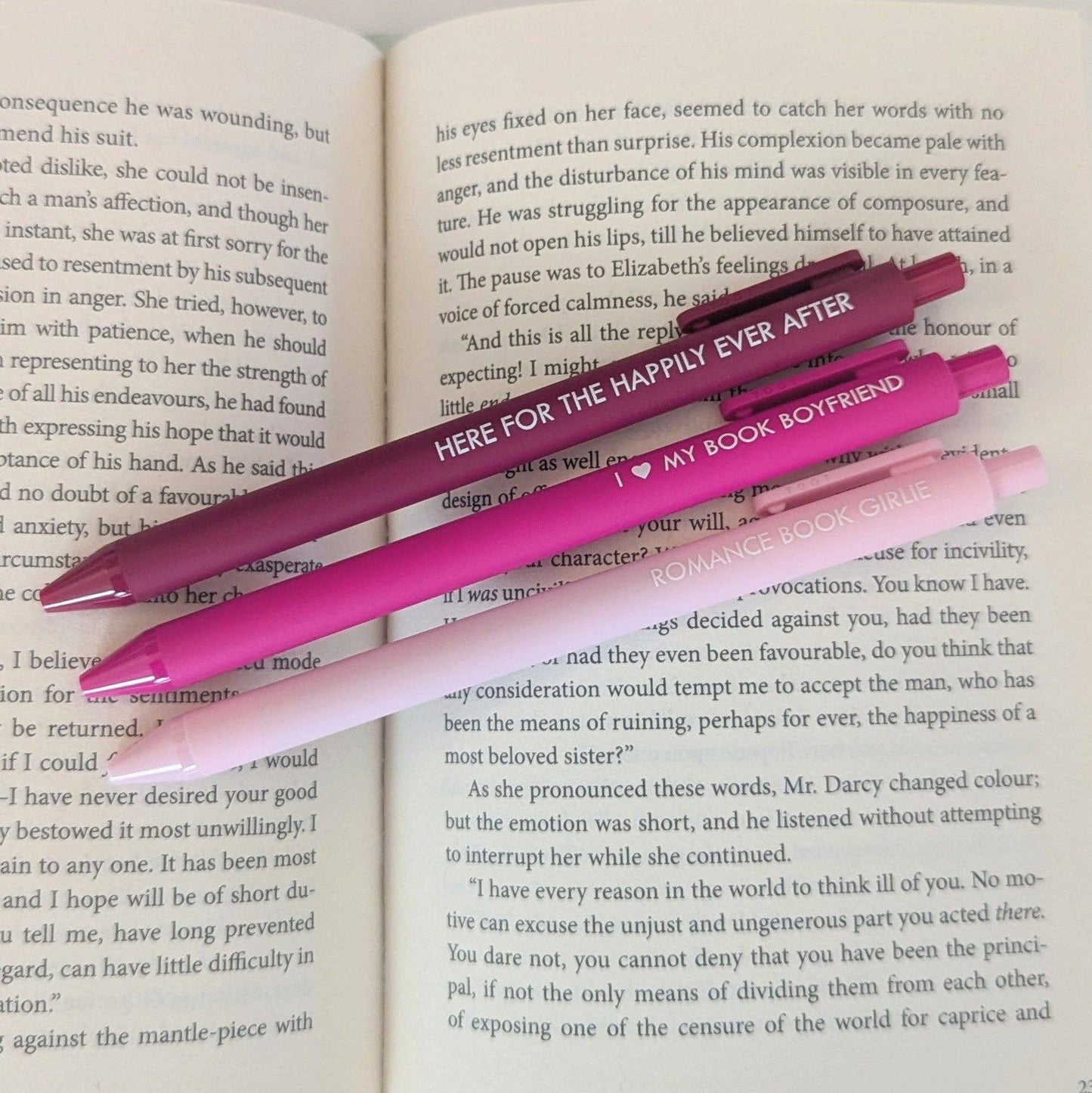 Romance Reader Pen Set