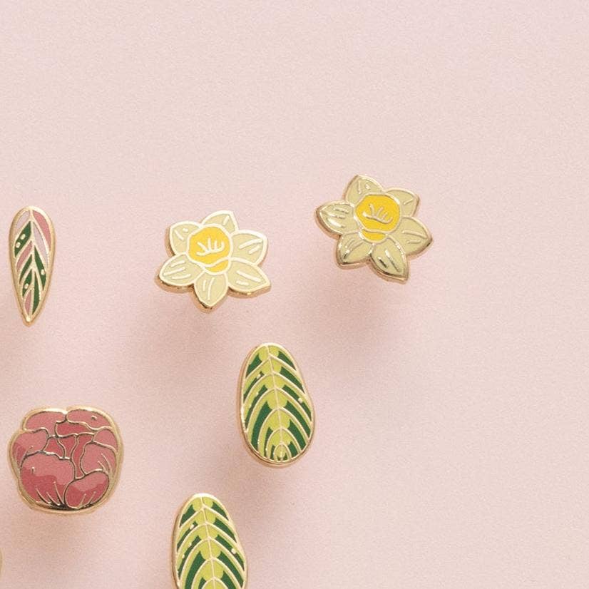Yellow Daffodil Earrings